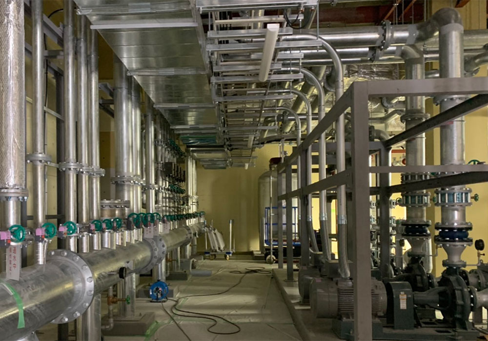 冷温水配管工事イメージ