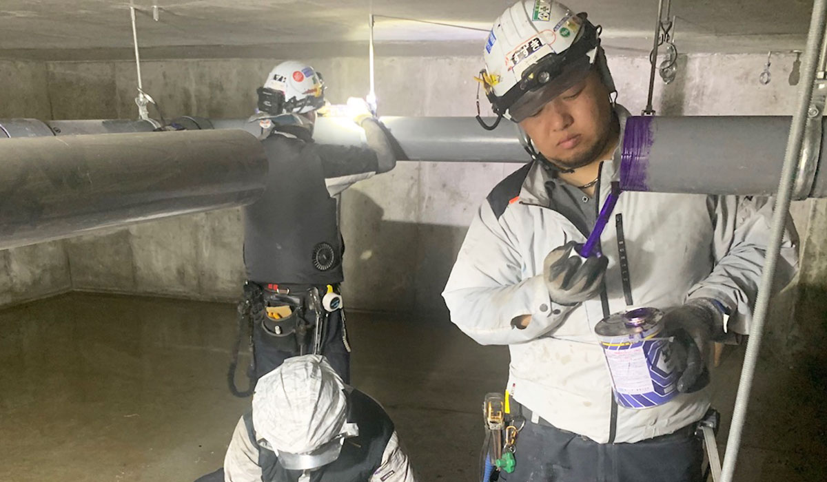 実際の作業風景・作業場2